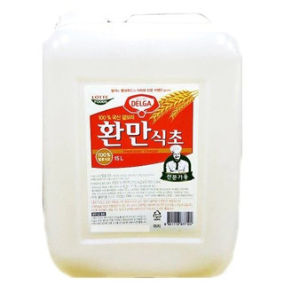 น้ำส้มสายชูหมักจากข้าว 15 ลิตร ฮวานมันชิกโช่ (ตรา ลอตเต้) HWANMAN VINEGAR (LOTTE BRAND)