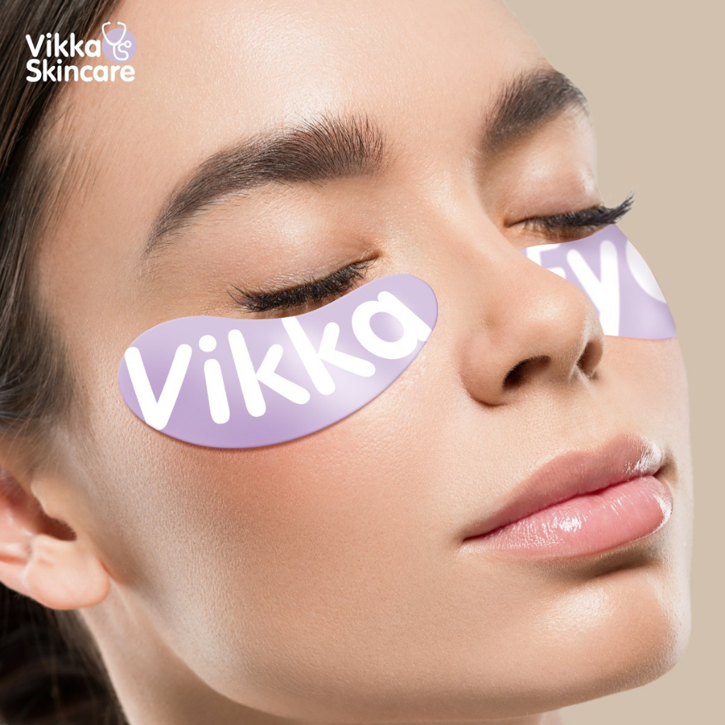 VIKKASKINCARE Vikka's Reusable Under Eye Masks 100%Medical grade  Plumps under eye area อายมาส์กหมอกุ้ง