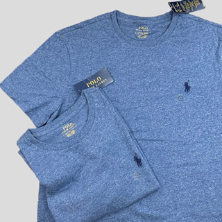 คอกลม polo cotton T-shirt (dark blue)