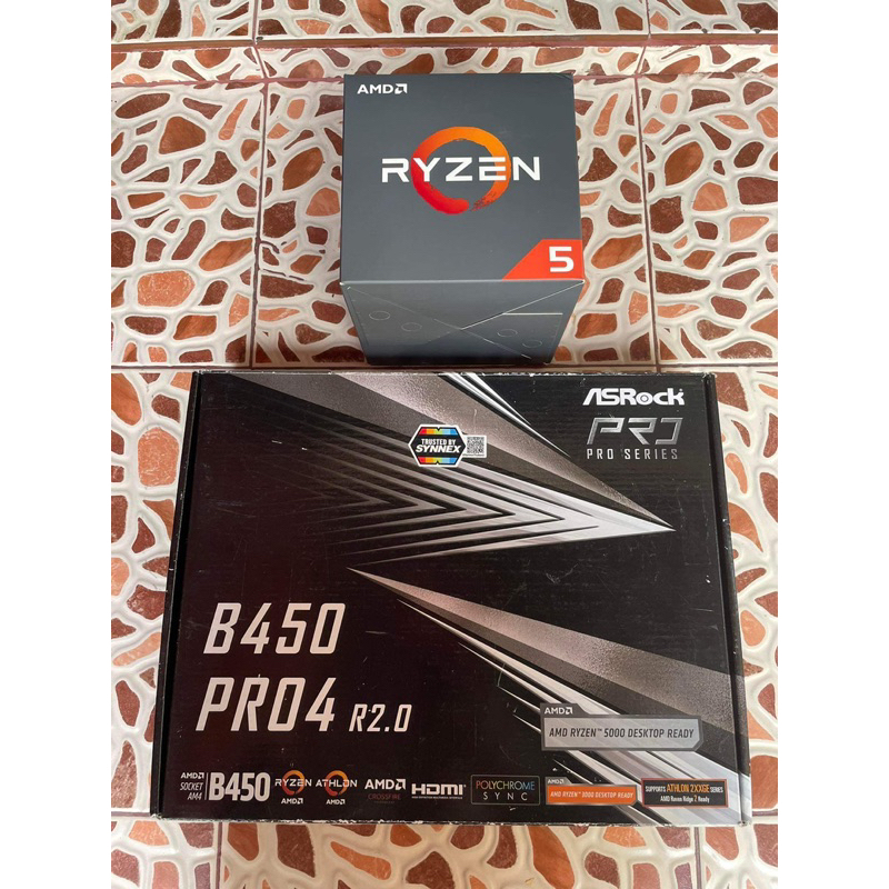 R5 2600 + B450 Pro4 มือสอง