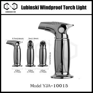 LUBINSKI Windproof Torch Lighter Jet ไฟฟู่ ไฟแช็ค ไฟแชก Model YJA-10015