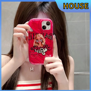 💲คูปองเคลม💲เคสไอโ case for iphone 11 12 เจ้าหญิงบาร์บี้ เคส 14 13 12 11 pro max ซิลิโคนเหลวป้องกันเต็มรูปแบบ