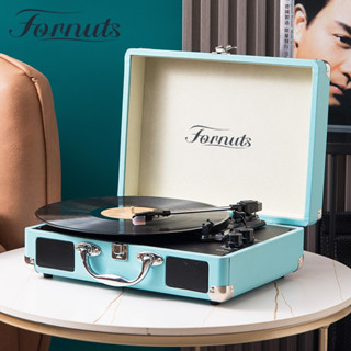 Fornuts Professional Vinyl Player Retro Turntable Player Vinyl Record Bluetooth 5.0 Vinyl Record Gramophone 33 45 78 RPM