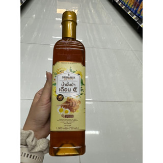 น้ำผึ้งป่า เดือน ๕ ไม่มีน้ำตาลทราย 750 Ml. Organik Thai Honey Wild Flower Honey