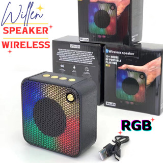 ลำโพงบลูทูธ Willen RGB มีให้เลือกหลายสี พกพาสะดวก ลำโพงพกพา รุ่นเล็ก ดีไซน์เท่ห์ พร้อมสายหิ้ว