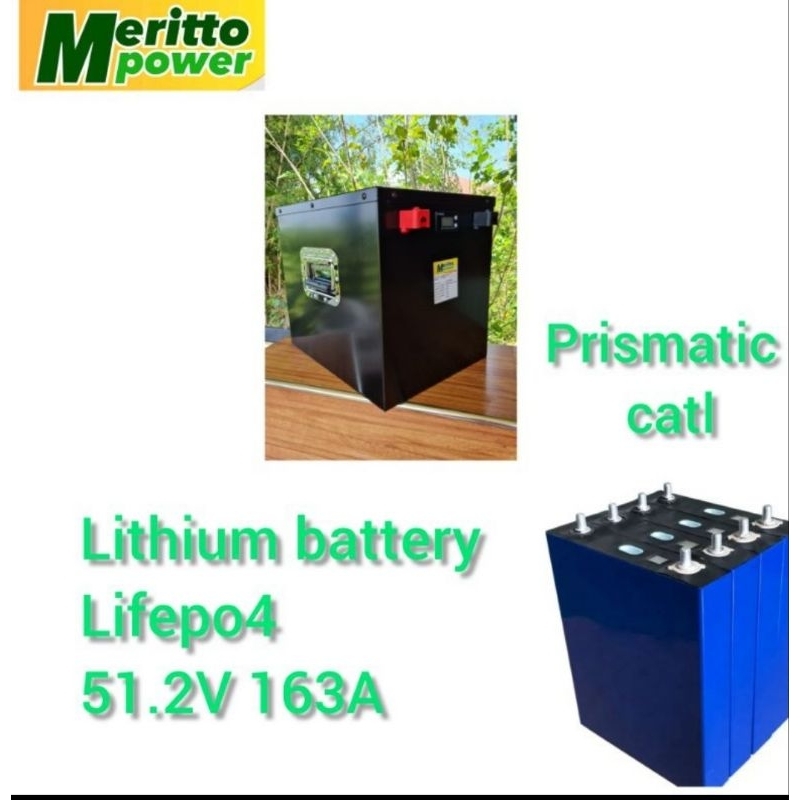 Battery lithium ion lifepo4 51.2V163A  6000cycle
