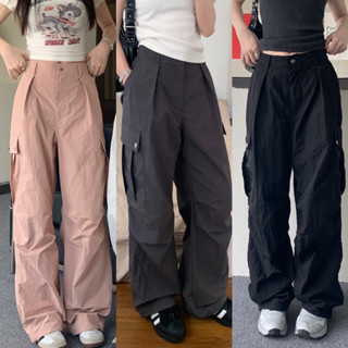 Somedays_closet l🌷พร้อมส่ง🌷Yeri Pants กางเกงขายาวเอวสูง สไตล์Y2Kแบบเกาหลี