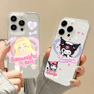 เคสใส กันกระแทก ลายน่ารัก เคสลายการ์ตูน สําหรับ VIVO V20SE Y22 Y22S Y36 Y16 Y02 V11 V11i V7 Plus Y91C Y12A Y12S