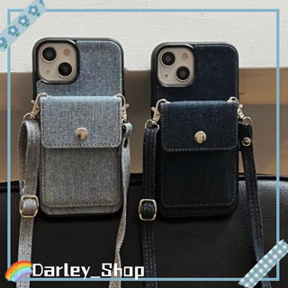 🔥สไตล์ใหม่🔥เคสไอโฟน iphone 11 14 Pro Max ความคิดสร้างสรรค์ ลายผ้ายีนส์ ติดอยู่ ช่องทาง iphone 12 13 Pro Case for iPhone