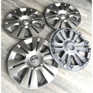 NEW แท้ 4อัน ฝาครอบกะทะล้อ ขอบ 15 นิ้ว Nissan Van Navara นิสสัน ตู้ นาวาร่า ฝาครอบล้อ Cover wheel ฝาครอบล้อ