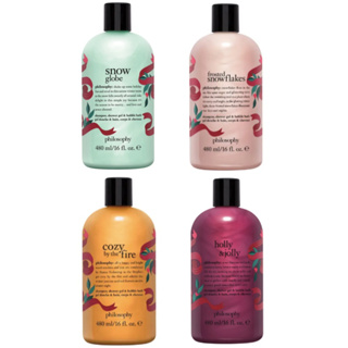 philosophy shampoo, shower gel &amp; bubble bath (Limited Edition) 16oz เจลอาบน้ำอันโด่งดังจากPhilosophy มีหลายกลิ่นให้เลือก