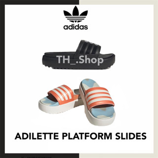 🔥แถมกล่องเฉพาะวันนี้🔥 รองเท้าแตะ Adidas ส้นตึกพื้นนิ่ม รุ่น Adilette Platform Slides รองเท้าแตะY2K