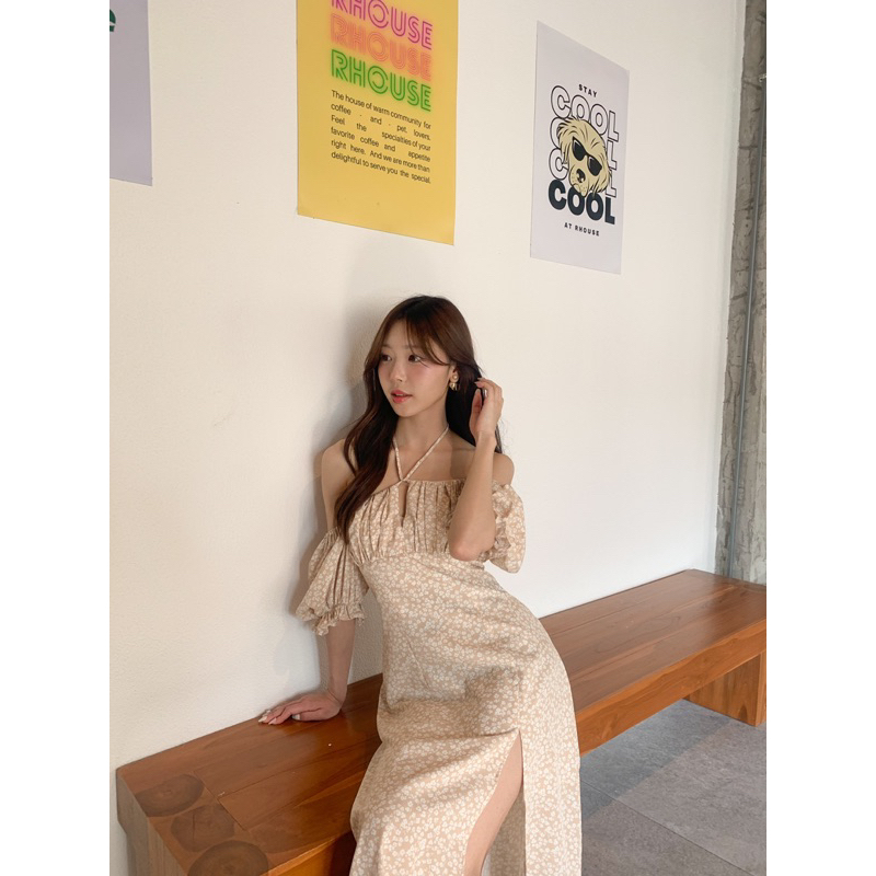 APIN - Daisy dress เดรสแขนตุ้กตาผ่าหน้า