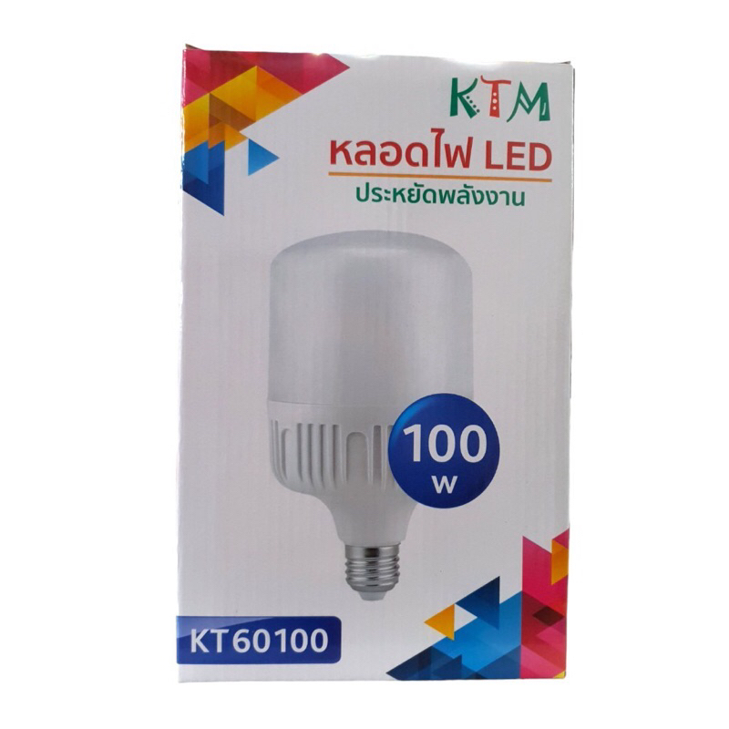 หลอดไฟ LED 100W ขั้วหลอด E27 KT60100