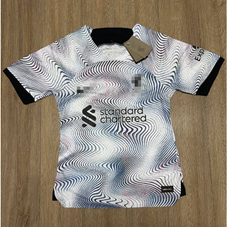 【Player 】เสื้อกีฬาแขนสั้น ลายทีมชาติฟุตบอล Liverpool 22 23 ชุดเยือน ไซซ์ S - XXL