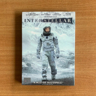 DVD : Interstellar (2014) ทะยานดาวกู้โลก [มือ 2 ปกสวม] Christopher Nolan ดีวีดี หนัง แผ่นแท้ ตรงปก