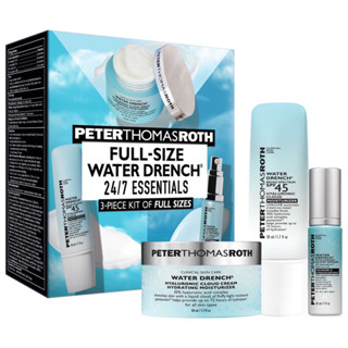 แท้💯% [Sephora US/เช็คใบเสร็จได้] Peter Thomas Roth Water Drench Hyaluronic Cloud Cream / Sunscreen / Glow Serum Set