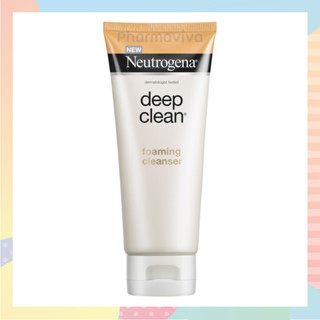 โฟมล้างหน้า Neutrogena Deep Clean Foaming Cleanser 100 g นูโทรจีนา ดีพ คลีน โฟมมิ่ง คลีนเซอร์ คุชชั่นโฟม