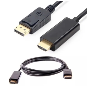 สายแปลง สัญญาณ Display  (จากคอมพิวเตอร์)  เป็นสัญญาณ HDMI (เป็นจอคอมหรือจอทีวี ที่มี ช่องสัญญาณ HDMI ) ความละเอียดสูง