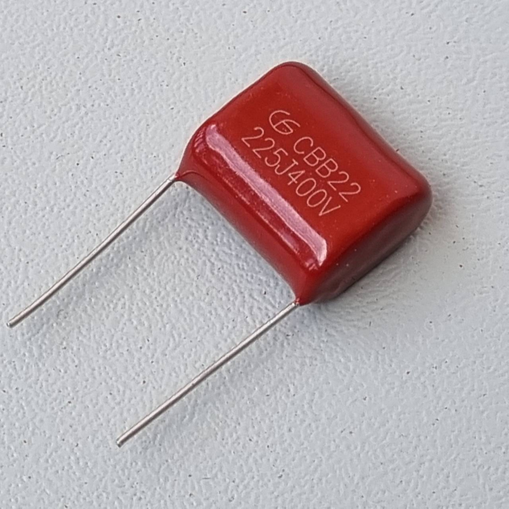 ตัวเก็บประจุ CBB21 400V 2.2uf 225 ขนาดเล็ก 20MM