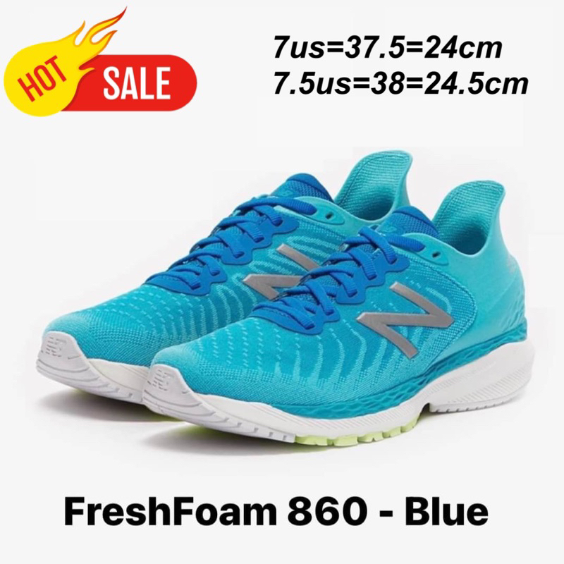 รองเท้าวิ่งหญิง New Balance รุ่น Fresh Foam 860v11 สีฟ้า (W860L11) ของแท้💯% จาก Shop
