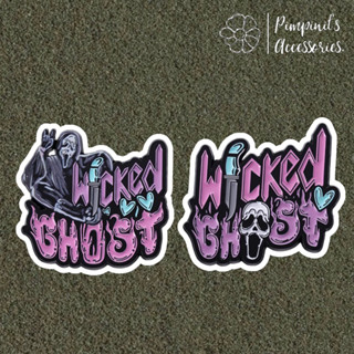 ʕ •ᴥ•ʔ ✿ พร้อมส่ง : เข็มกลัดเซ็ทยมฑูตและมีด "WICKED GHOST" | "WICKED GHOST" Angels &amp; Knife Enamel Brooch Pin Set.