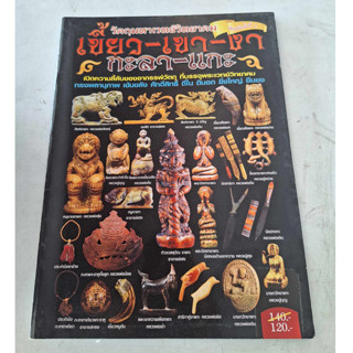 หนังสือวัตถุมหาเวทย์วิทยาคม เขี้ยว-เขา-งา-กะลา-แกะ เปิดความลี้ลับของอาถรรพ์วัตถุ ความหนา 80 หน้าภาพสวยคมชัดทั้งเล่ม