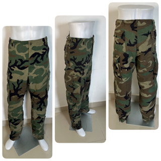 กางเกงคาโก้ ทหารอเมริกา มือ2: Cold weather  trousers : Size M/L:เอว 31-35 นิ้ว