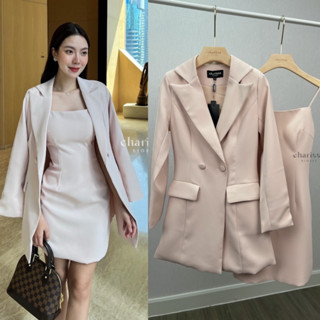 CHARISSA:Set Blazer+Dress สวยหรู (*สอบถามสต๊อกก่อนกดสั่งน๊า)