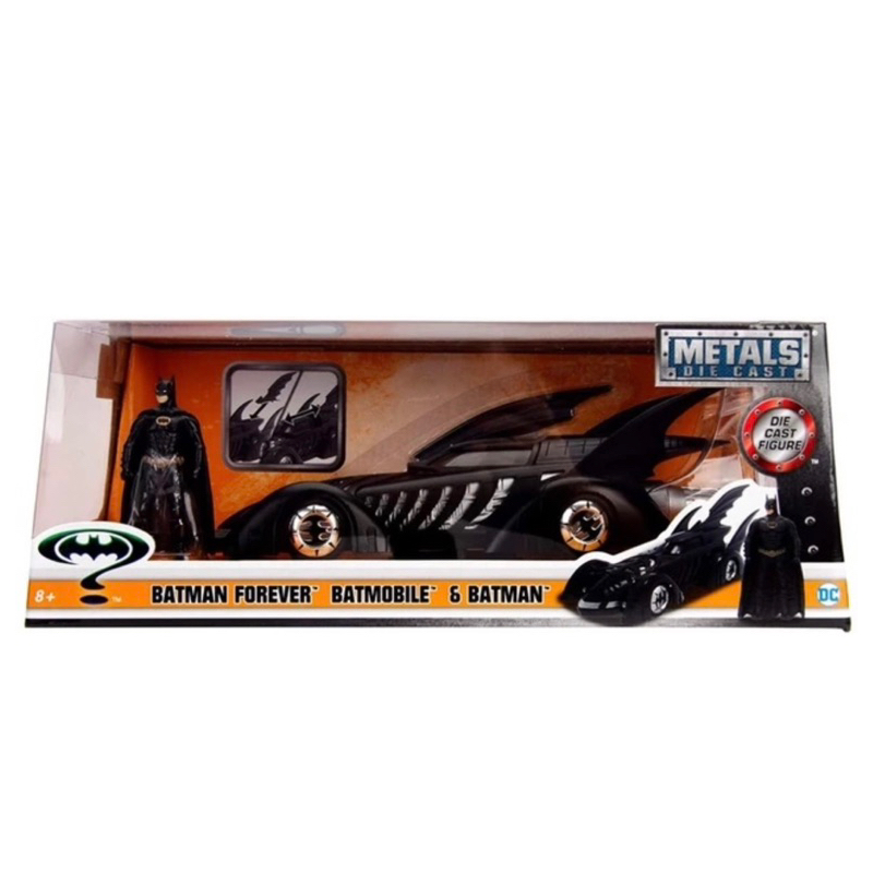 โมเดลรถเหล็ก 1/24 Batman Forever Batmobile & Batman [JADA]