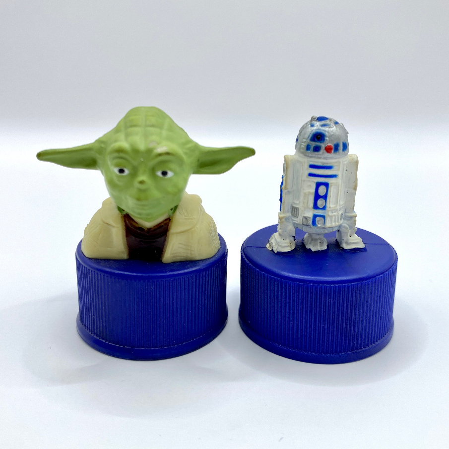 ฝาเป๊ปซี่ Star Wars สตาร์วอร์ Yoda & R2-D2 Pepsi Bottle Cap โยดา/อาร์ทูดีทู โมเดล star wars Lucas Fi