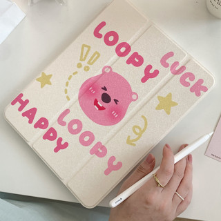 🎁ส่งของขวัญ🎁LOOPY กระจกเงา เคส for iPad Gen10 10.9 2022 Gen9 10.2 pro 11 2021 เคสไอแพด Air4 5 Case มีช่องเสียบปากกา