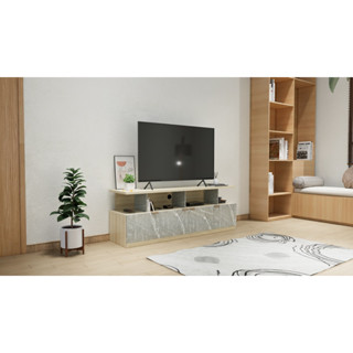 Besta ชั้นวางทีวีชาร์ลอตต์ 4 บานเปิด วาง TV ได้ 60 นิ้ว มี 2 สี