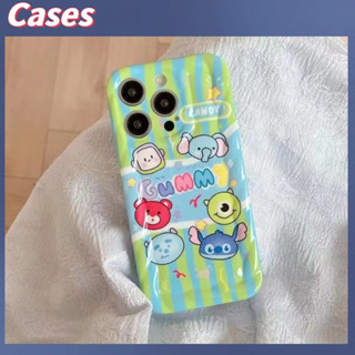 คูปองเคลม🎀เคสไอโ case for iphone 11 12 สัตว์การ์ตูนน่ารักตลกๆ เคส 14 13 12 11 pro max เคสมือถือกันกระแทก