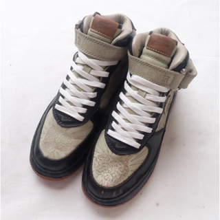 Vintage Nike Air Force 1 Mid “Inside Out” Laser 2005s Size 41EU สีน้ำตาล/ดำ มือสอง ของแท้