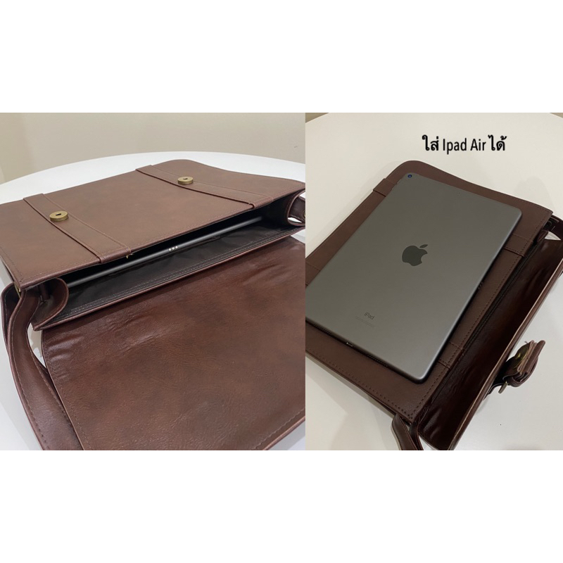[มีโค้ดลด100บ]HEAPER  BUSINESS กระเป๋าหนัง PU ใส่เอกสาร สะพายข้าง Messenger bag