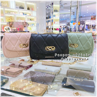 LYN กระเป๋าสะพายข้าง รุ่น BOSTON CROSSBODY BAGS :  LL23FBF149 ชอปแท้ 100% พร้อมถุงผ้า และถุงกระดาษ