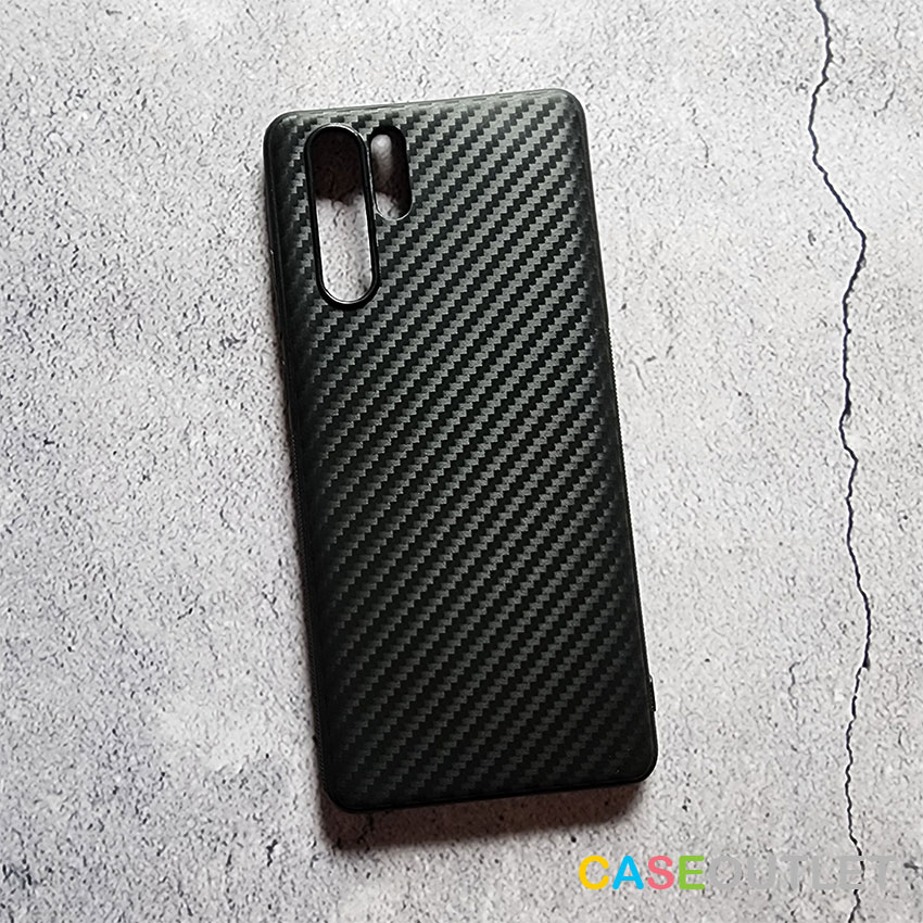 เคส Huawei P30 pro | P30 lite TPU ลายเคฟล่า ดำด้าน ใส่บาง ลดรอยนิ้ว – โปรปัง