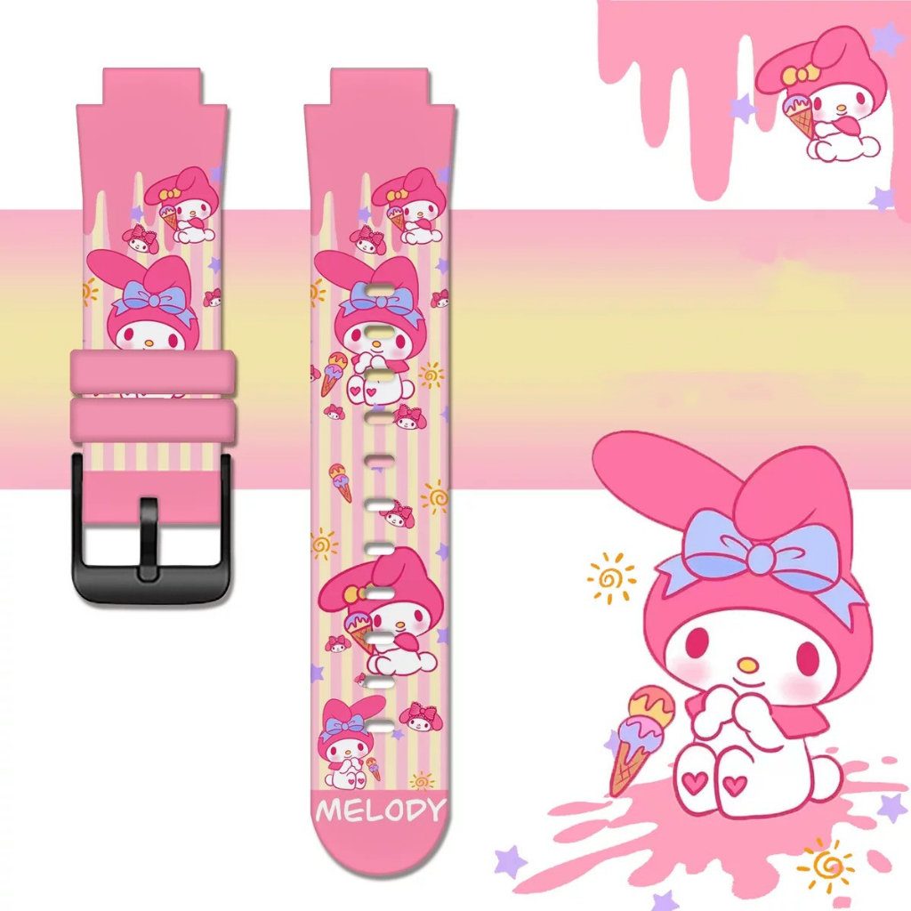 สายนาฬิกาสำหรับ imoo Z1 Z2 Z3 Z5 Z6 Z7 สายซิลิโคน ไอมู่ ไอโม่ สำหรับ Z1 Z2 Z3 Z5 Z6 สายการ์ตูนน่ารัก kulomiนาฬิกาimoo Z7 - รูปที่ 3