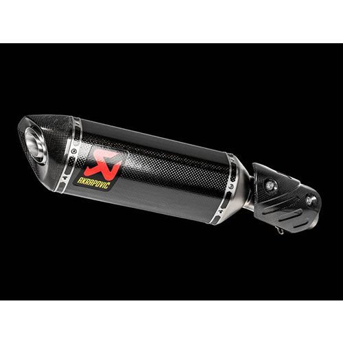 ท่อ AKRAPOVIC - SLIP ON CARBON NEW SHAPE SERVO + HEAT GUARD Kawasaki ZX6R 2019-2022