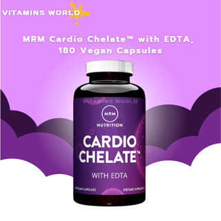 บำรุงสุขภาพหัวใจและหลอดเลือด MRM Cardio Chelate™ with EDTA, 180 Vegan Capsules (V.466)