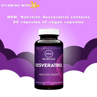 MRM, Nutrition Resveratrol contains 60 capsules of vegan capsules (V.464)