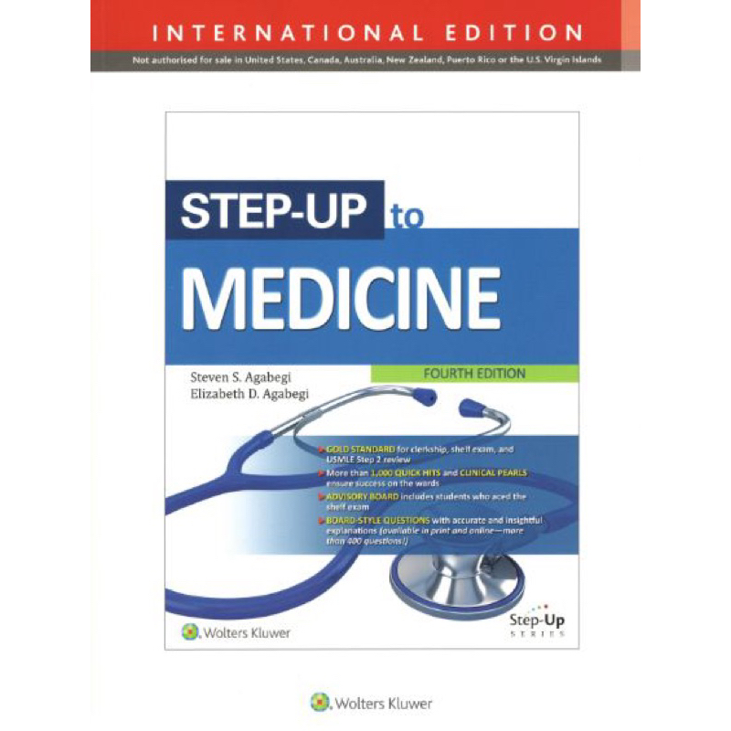 [หนังสือ] Step-Up to Medicine อายุรศาสตร์ pocket usmle first aid step 1 2 internal book english text