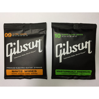 สายกีต้า Gibson แท้ เป็นชุด 6 เส้น พร้อมใช้งาน มีทั้งกีต้าร์โปร่ง กีต้าร์ไฟฟ้า