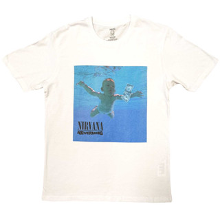 เสื้อวง Nirvana ลิขสิทธิ์แท้100% ป้ายสกรีนคอ