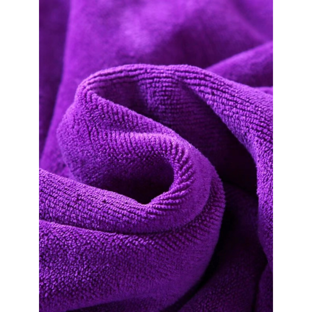 ผ้าลาก ผ้าไมโครไฟเบอร์ 100x200 cm หนา 450 gsm ผ้าเช็ดรถ ผ้าลากผืนใหญ่ขนาดจัมโบ้ ซับน้ำได้ดีเยี่ยม เช็ดซับน้ำทำความสะอาด - รูปที่ 2