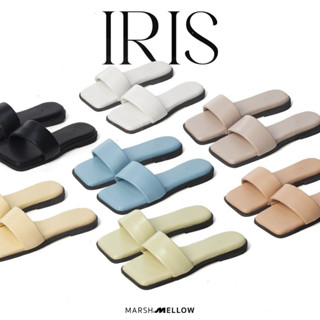 (ลด 45 Code: MARSH999 ) IRIS SANDAL รองเท้าแตะ everyday ไม่เสริมส้น ใส่ได้ทุกวัน ทุกช่วงโอกาส