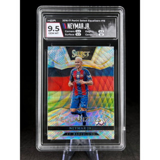 การ์ดฟุตบอล เนย์มาร์ บาเซโลน่า 2016-17 PANINI SELECT EQUALIZERS INSERT NEYMAR JR. # 16 FC BARCELONA HGA 9.5