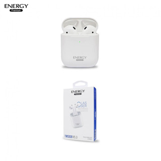 บลูทูธ หูฟังบลูทูธ ENERGY TWS-020 Wireless สีขาว หูฟังบลูทูธไร้สาย Bluetooth เวอร์ชั่น 5.3