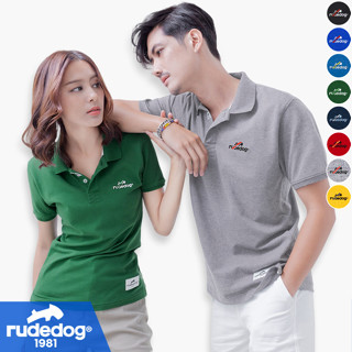 rudedog Polo เสื้อโปโลผู้หญิง เสื้อโปโลผู้ชาย รุ่น Flashing ของแท้ 100% รู้ดด็อก